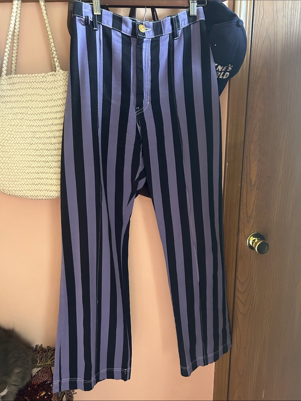 Big Bud Press 🌈 | Western Stripe Pants - Black and Faded Grape